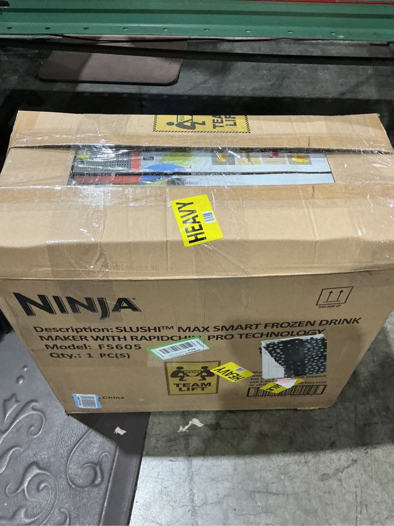 Condition photo showing Good Condition for ninja slushi max xxl smart frozen drink maker | top performance & smart technology, party-size 150oz capacity, no ice needed, 6 programs, ideal temp & texture up to 12 hours | peach fs605