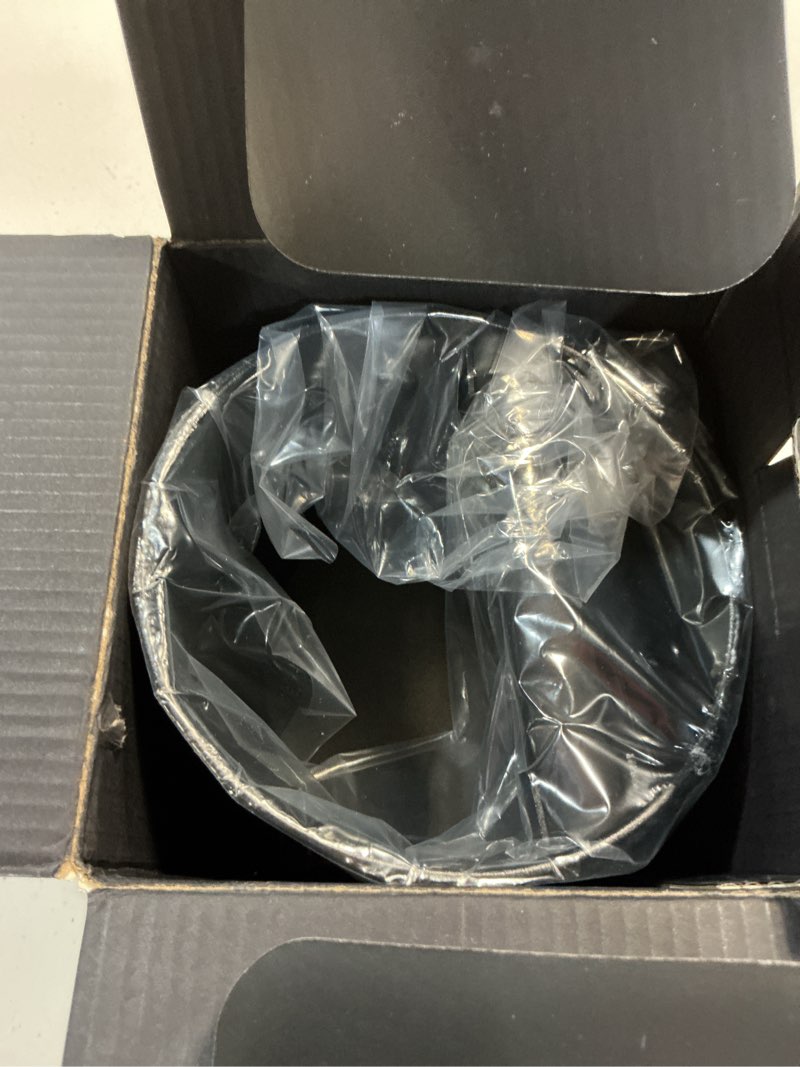 Condition photo showing New/Like New for normcore espresso knock box, 1l capacity holds 20-25 espresso pucks, stainless steel with walnut non-slip base, knock bin for home baristas, black black s: 1l