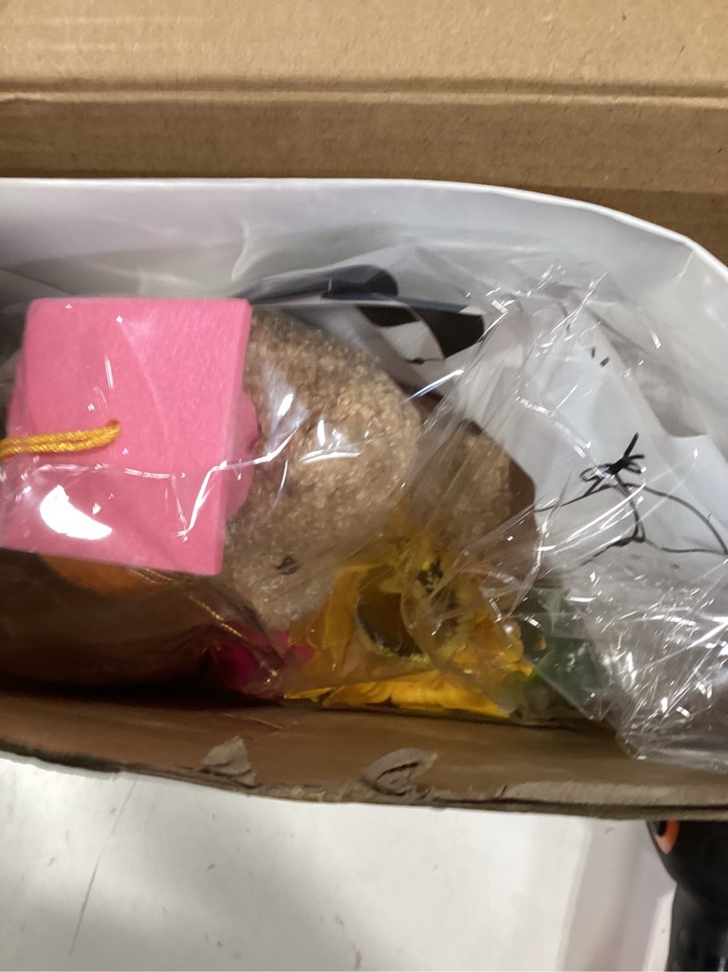Condition photo showing New/Like New for yinder class of 2026 graduation bear bouquet 13.8" scented soap rose and sunflower bouquet with mini plush grad bear graduation gifts for daughter son party favors(pink)