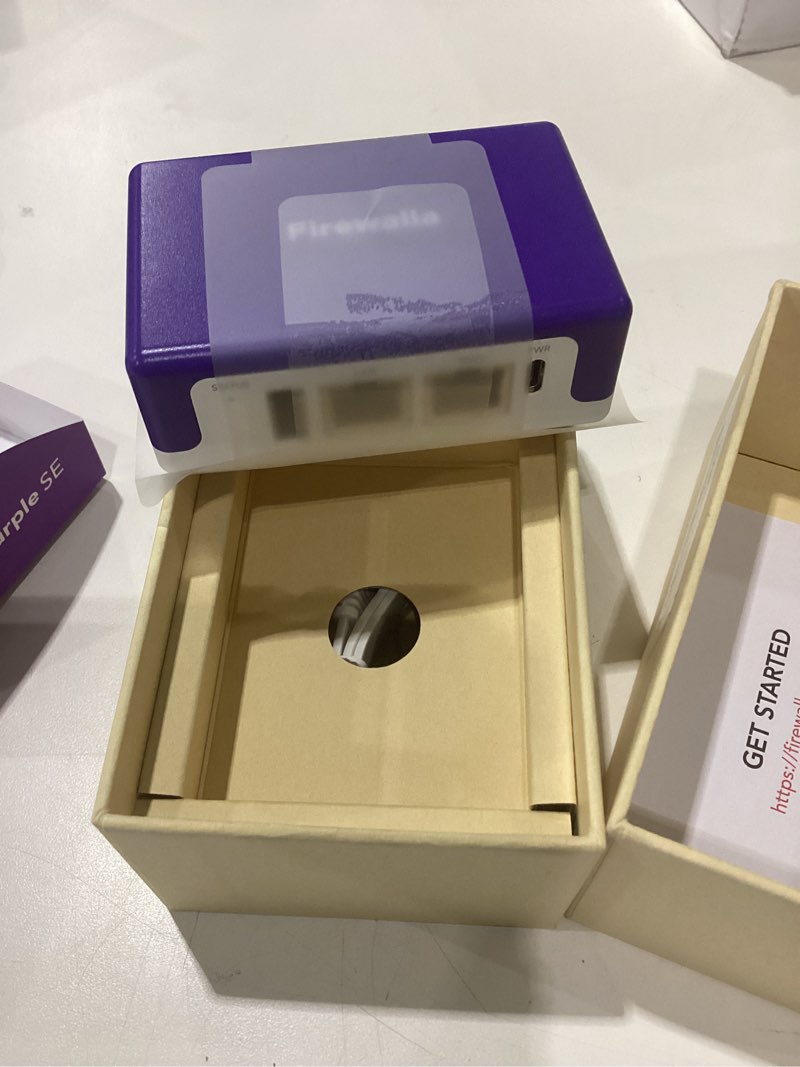 Condition photo showing New/Like New for Firewalla: Cyber Security Firewall for Home & Business, Protect Network from Malware and Hacking | Smart Parental Control | Block Ads | VPN Server and Client | No Monthly Fee (Purple SE)