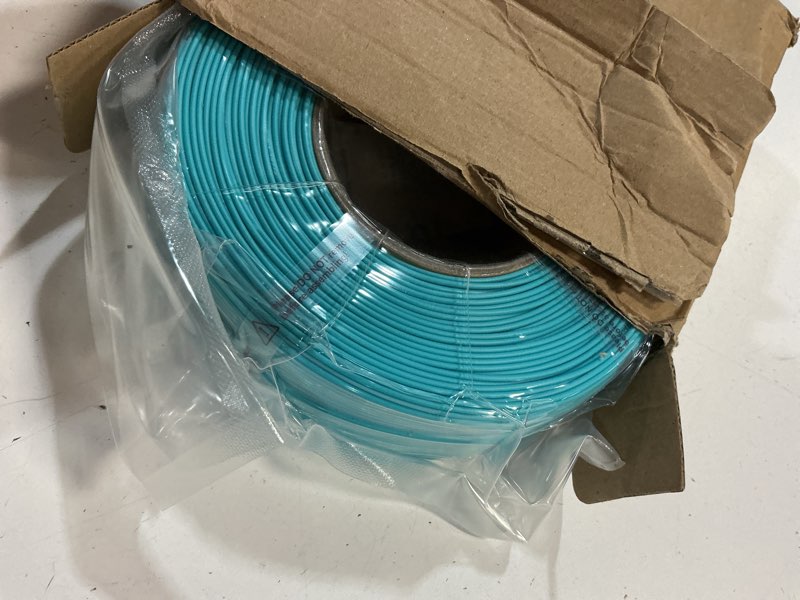 Condition photo showing New/Like New for bambu lab pla filament matte 3d printer filament 1.75mm pla 1kg high tenacity eco friendly - turquoise (10605) - refill