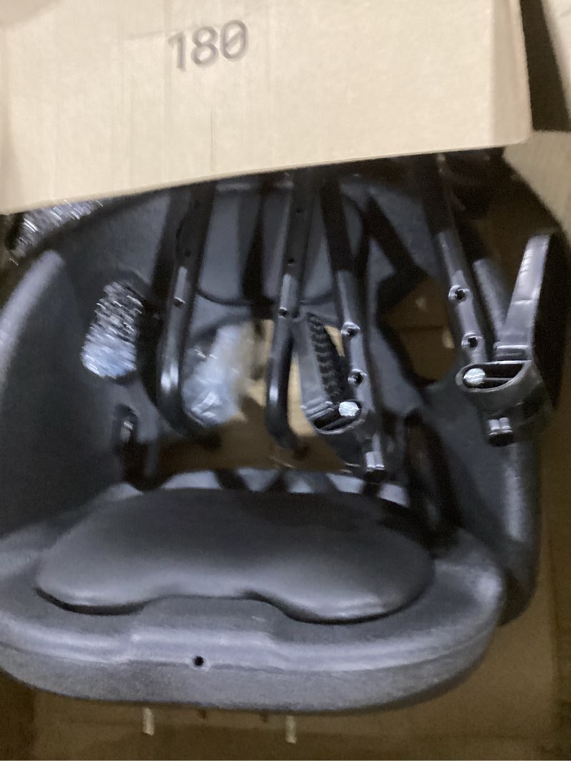 Condition photo showing As Is for kid's bike seat ,free water bottle holder for baby 10 months to 4 years old | front mount child bike seat with 3 modes and surround safety rail, perfect for outdoor fun and short family rides