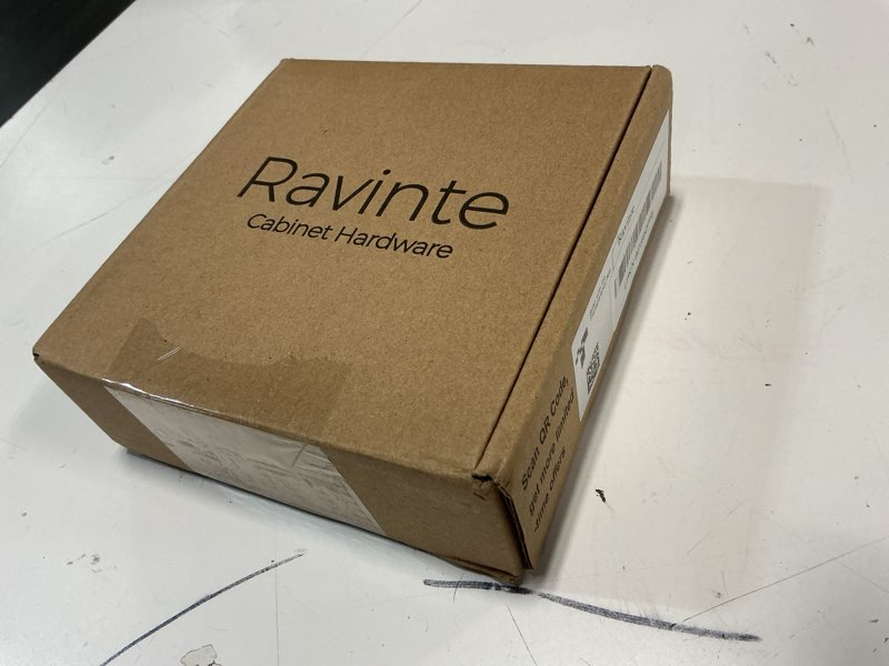 Condition photo showing New/Like New for ravinte 10 pack black cabinet pulls 4 inch square cabinet handles matte black kitchen hardware for cabinet square drawer pulls 10 4 in hole centers