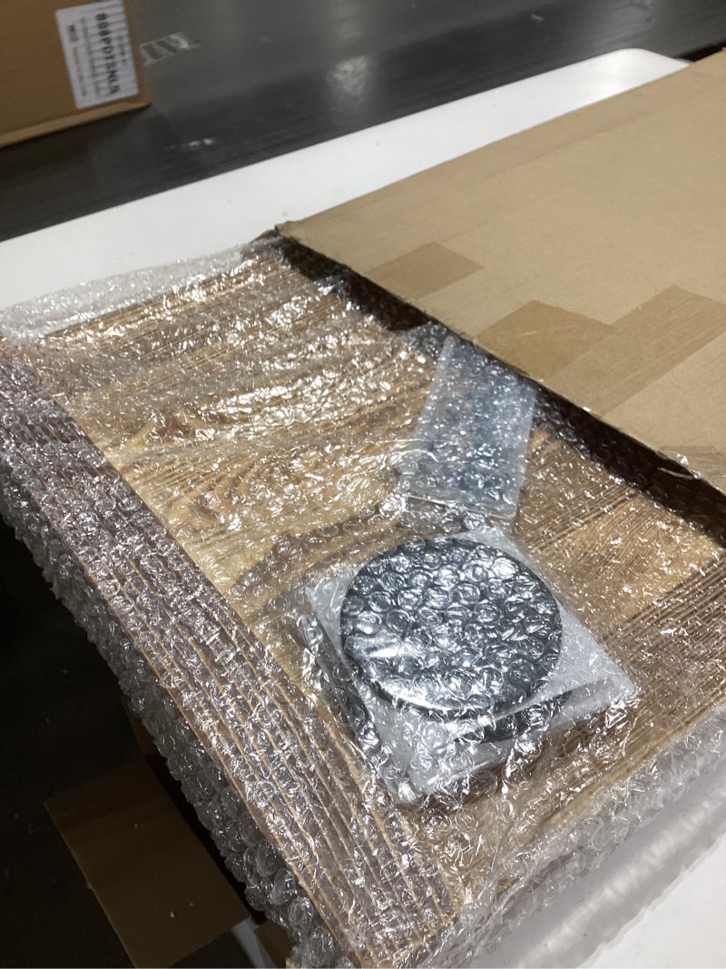 Condition photo showing Good Condition for Maxdot Rv Stove Top Cover Board Wood Noodle Board Camper Stove Top Cover Countertop Cutting with 5 Pcs Adjustable Non-Slip Rubber Feet Leg Juice Groove for Trailer Gas Burner Kitchen(Light Brown)