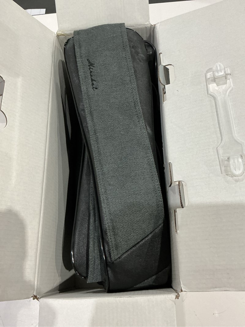 Condition photo showing As Is for mirakel neck massager for pain relief deep tissue, shiatsu shoulder & back massager with heat, electric kneading whole body - mothers day gifts for mom, wife, women, dad, men, ergonomic design massage gray