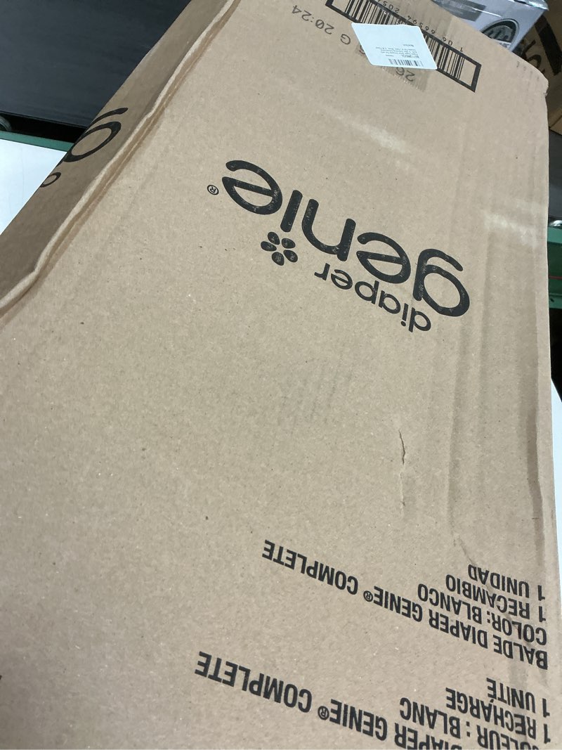 Condition photo showing Good Condition for playtex diaper genie complete pail with built-in odor controlling antimicrobial, includes pail & 1 refill, white , 8.36 pound white pail + 1 refill