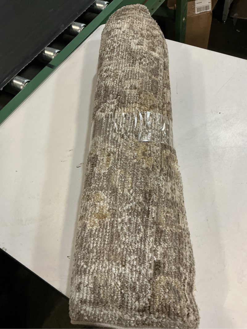 Condition photo showing As Is for loloi magnolia home by joanna gaines pace collection pac-03 taupe/wheat 2'-3" x 3'-10" accent rug taupe / wheat 2'3" x 3'10" (rectangular)