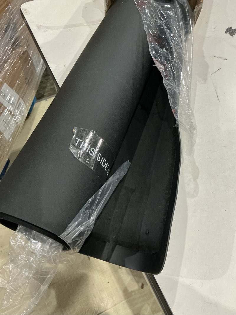Condition photo showing Good Condition for crablux salon floor mat anti fatigue for stylist, 35.8"x27.9" barber floor mats black hair mats for hairdresser standing, 1/2" thick square base for salon chair barbershop hairdressing equipment 1 rectangular