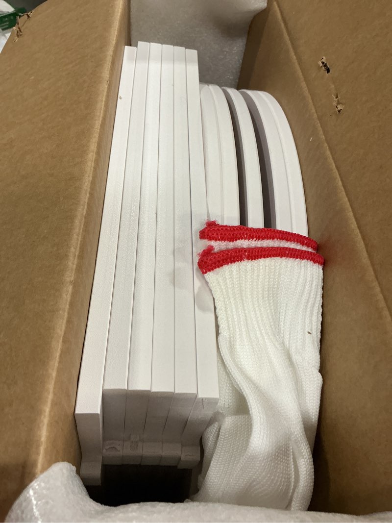 Condition photo showing Good Condition for SpaceAid 3 Tier Rotating Bookshelf Tower, Spinning Bookcase Lazy Susan, Revolving 360 Book Shelf Storage Round Carousel, Vertical Rotate Turning Spiral Corner Organizer, White 3 Tier, 37.8" H White