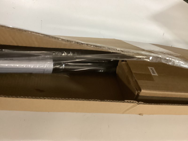Condition photo showing New/Like New for Bonpally Curved Shower Curtain Rod 40-72 Inches Adjustable, Aluminum Rustproof Shower Rod, Curved Shower Rods for Bathroom, Bathtub, Stall, Black, Need to Drill