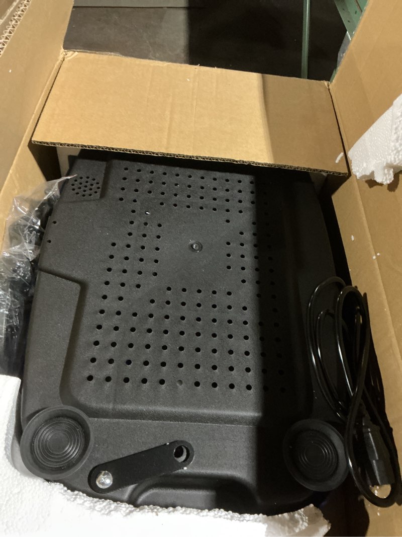 Condition photo showing Good Condition for Vibration Plate Exercise Machine, Vibrating Fitness Platform for Lymphatic Drainage, Full Body Shaker Workout Equipment, Bluetooth Power Shaping Vibrate Plate, Board Sport for Home Exercise Gym, Blue