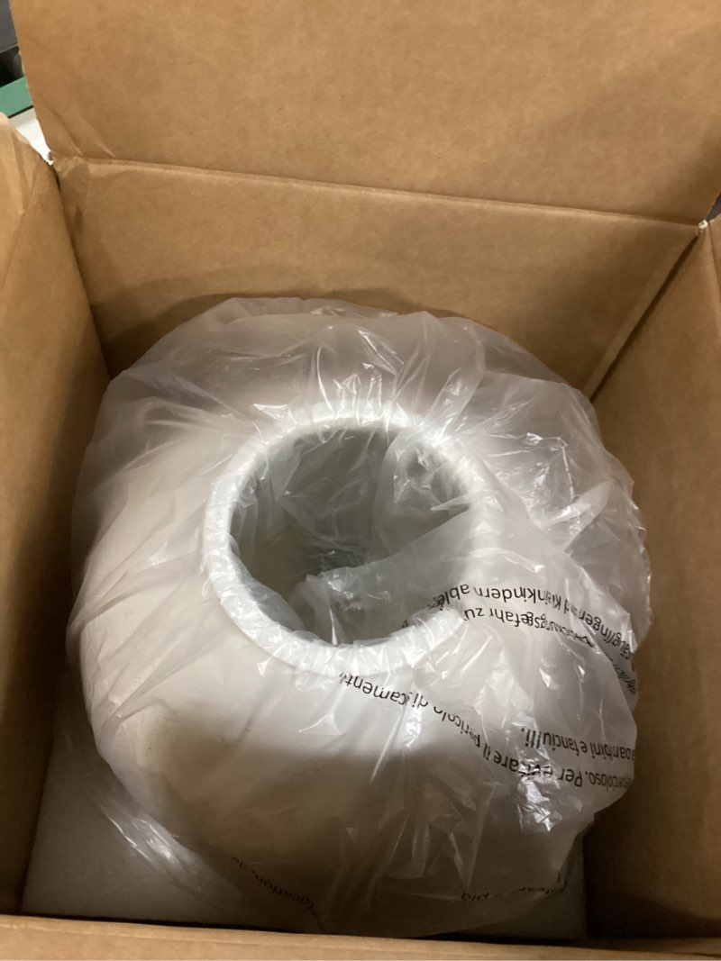 Condition photo showing Good Condition for Ceramic Rustic Vase, 10.8 Inch Farmhouse Minimalist Tall Flower Vase for Table, Living Room, Home Decor, Bathroom, Holiday, Wedding, Set of 1, Sandstone White Sandstone White 10.8 inch