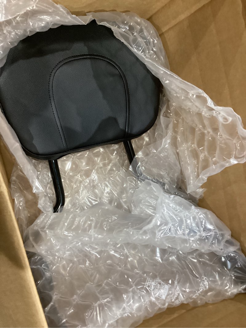 Condition photo showing Good Condition for pbymt detachable passenger backrest, quick release 2-up sissy bar fit for harley davidson touring street glide road glide road king electra glide 2009-2024, gloss black