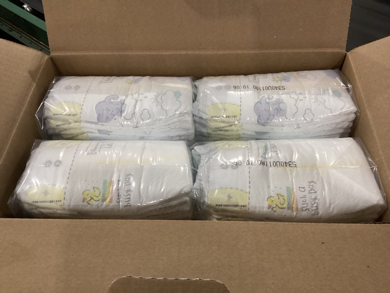 Condition photo showing New/Like New for Pampers Swaddlers Diapers, Size 2 (10-22 lbs), 148 Count, Absorbent, Keeps Baby Dry and Comfortable, Skin Safe Disposable Baby Diaper Size 2 148