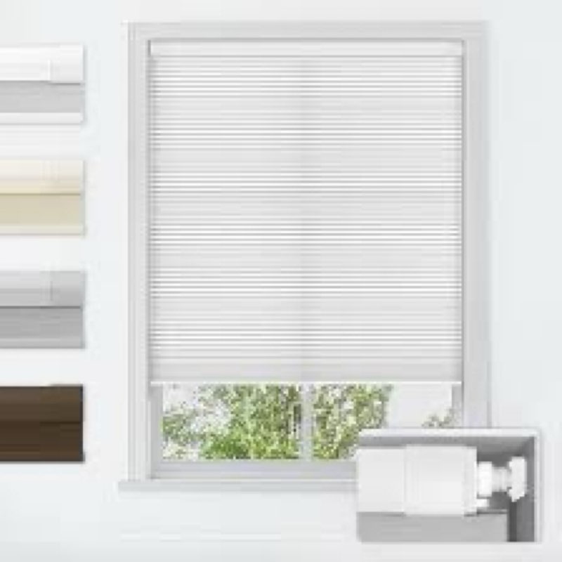 LazBlinds Cordless Cellular Shades, Light Filtering Honeycomb Shades for Home, Thermal Insulation No