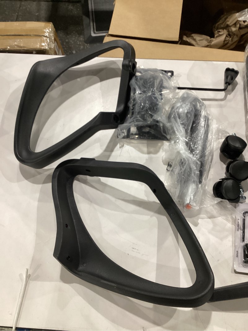 Condition photo showing Good Condition for *similar to stock* bestoffice | ergonomic office chair | mid-back swivel desk chair | breathable backrest & lumbar support | adjustable height | sponge seat | rolling wheels | grey | for adults & women grey pack of 1
