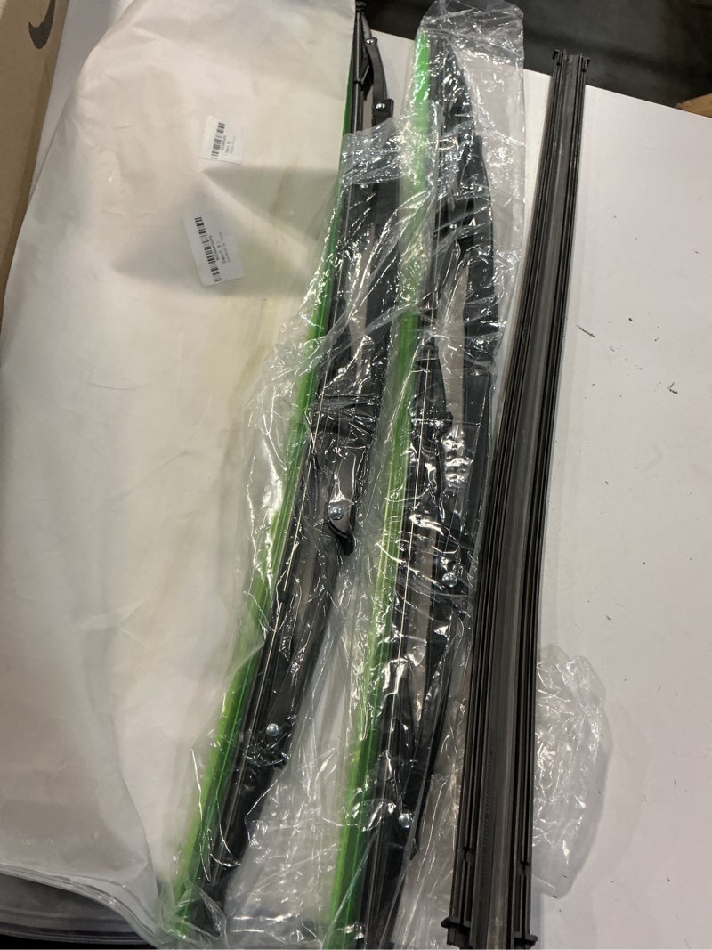 Condition photo showing Good Condition for 32 inch wiper blade rv pair or motorhome rv windshield wipers 9mm 12mm j hook with 20 pieces car concentrated washer tablets and 2pcs rubber wiper blades refills 32"/32" 2 pcs 2+32ug