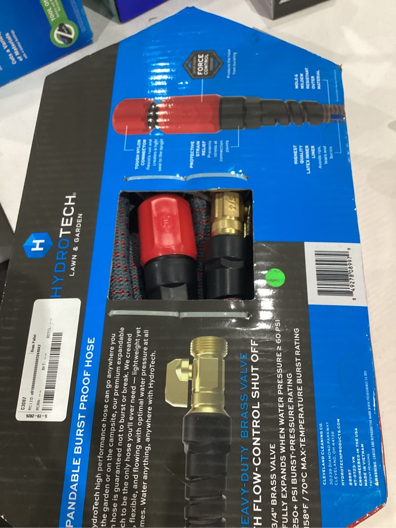 Condition photo showing Good Condition for 5/8 in. dia x 200 ft. burst proof expandable garden water hose