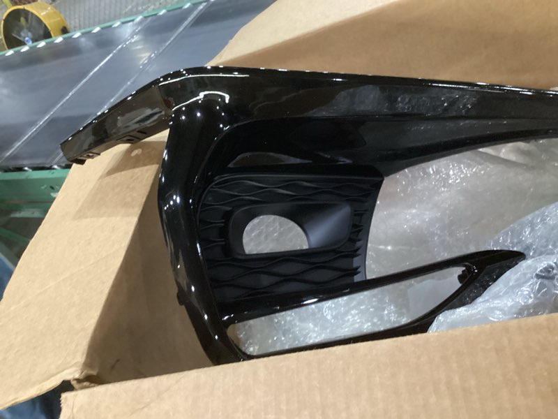 WFLNHB Left & Right Black Fog Light Lamp Bezels Cover Repalcement for Infiniti Q50 Sport 2018-2020 F