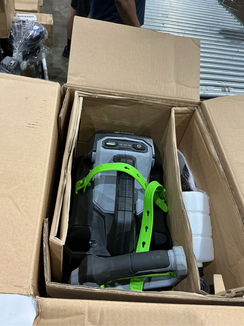 Condition photo showing As Is for ego power+ compact 2100-psi 1.2-gpm cold water battery pressure washer with 4 spray tips