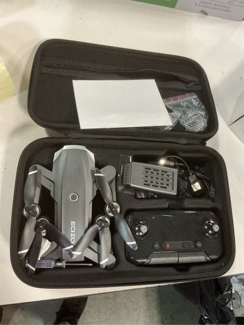 Condition photo showing As Is for gps drone with camera for adults 4k, auto return home, brushless motor, follow me, 5g fpv transmission, smart rc quadcopter drones for beginners kids, long flight and distance, under 250g black