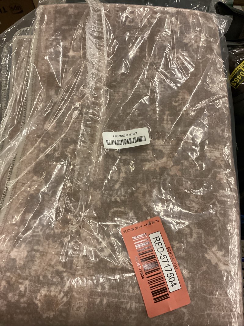 Condition photo showing Good Condition for purecozy brown 2x6 runner rug hallway washable vintage carpet kitchen long small indoor non slip soft low pile thin stain resistant distressed accent throw rug for bedroom laundry office living room 2' x 6' (rectangular) neutral brown
