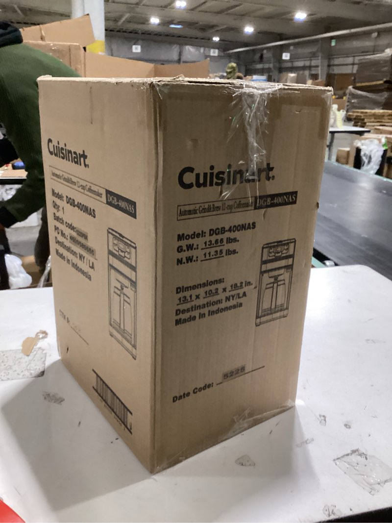 Condition photo showing Good Condition for Cuisinart Automatic Grind & Brew 12-Cup Coffee Maker with Blade Grinder, Programmable Coffee Machine