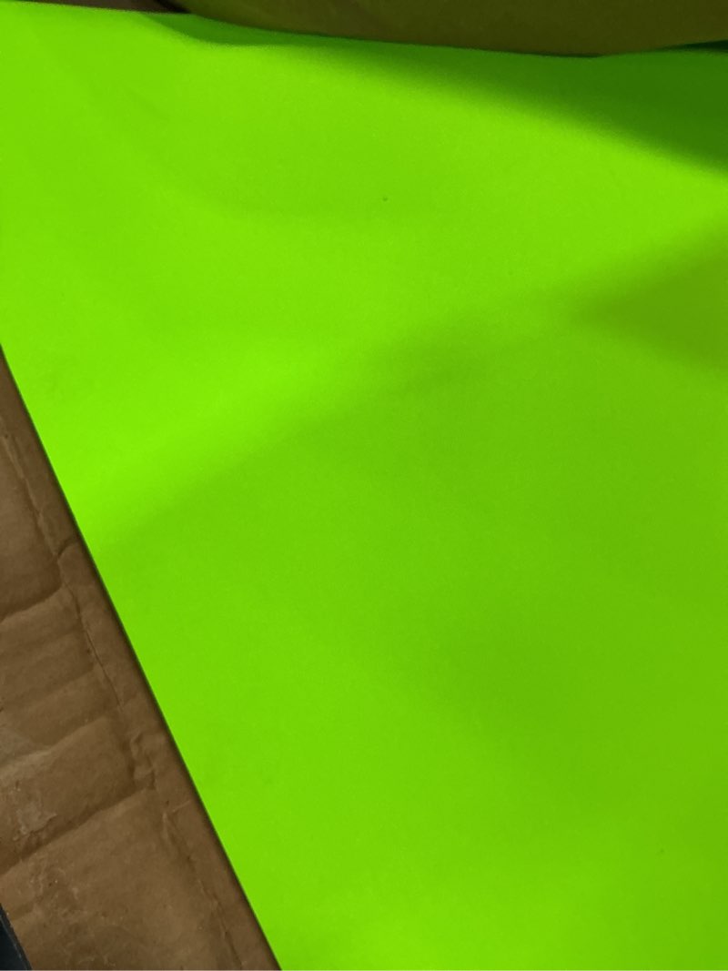 Condition photo showing Good Condition for ucreate neon poster board | neon lime, 22" x 28", 1 sheet