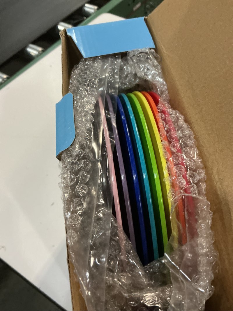 Condition photo showing New/Like New for Youngever 9 Pack Plastic Taco Holder Plates, Reusable Taco Trays, Set of 9 in 9 Assorted Colors