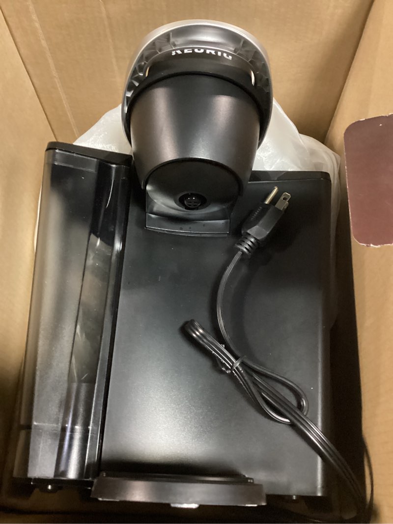 Condition photo showing As Is for Keurig K-Classic Single Serve K-Cup Pod Coffee Maker, with 3 Brew Sizes, 48oz Removable Reservoir, Black