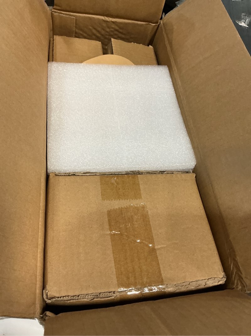 Condition photo showing New/Like New for Famiware Dinnerware Sets for 4, Ocean Square 12-Piece Kitchen Plates and Bowls Sets, Reactive Glaze, Microwave and Dishwasher Safe, Scratch Resistant, Cappuccino White