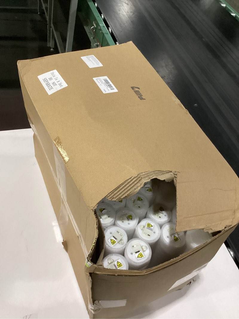 Condition photo showing Good Condition for ** not tested ** liliful 72 pcs led foam sticks bulk white light up sticks flashing glow baton wands themed party set, glow in the dark party supplies for christmas, valentines day, wedding, birthday, concert