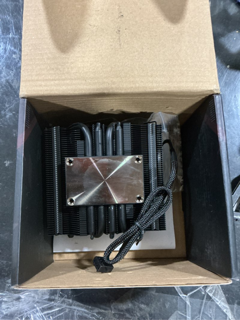Condition photo showing New/Like New for thermalright axp90 x47 black low profile cpu cooler, with 92mm tl-9015b slim pwm fan, itx cpu cooler, aghp technology, 47mm height,for amd am4 am5/intel 1150/1151/1155/1851/1200/1700(axp90 x47 black) axp90-x47 black