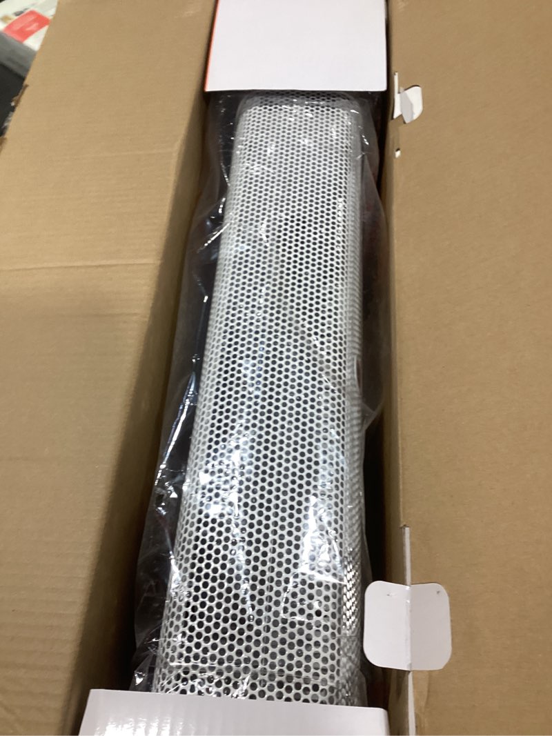 Condition photo showing New/Like New for Comfort Zone 1500W Convection Baseboard Heater with Built-In Thermostat, Overheat & Tip-Over Protection, Dent-Proof Ends, Plug-In Portable, Ideal for Home, Bedroom & Office, White