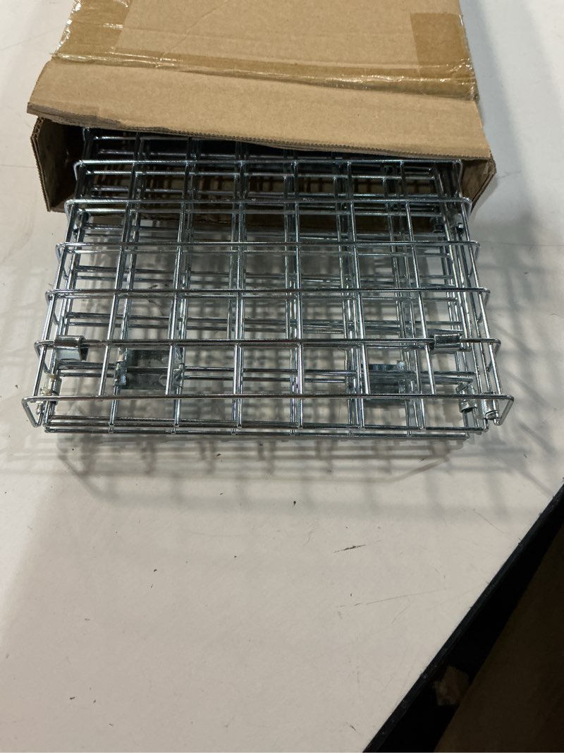 Condition photo showing Good Condition for 24” humane live animal trap cage, heavy duty folding catch and release rodent trap for squirrels, rabbits, stray cats, skunks, moles, gophers, groundhogs – galvanized rustproof steel 23.3in*7.24in*7.72in