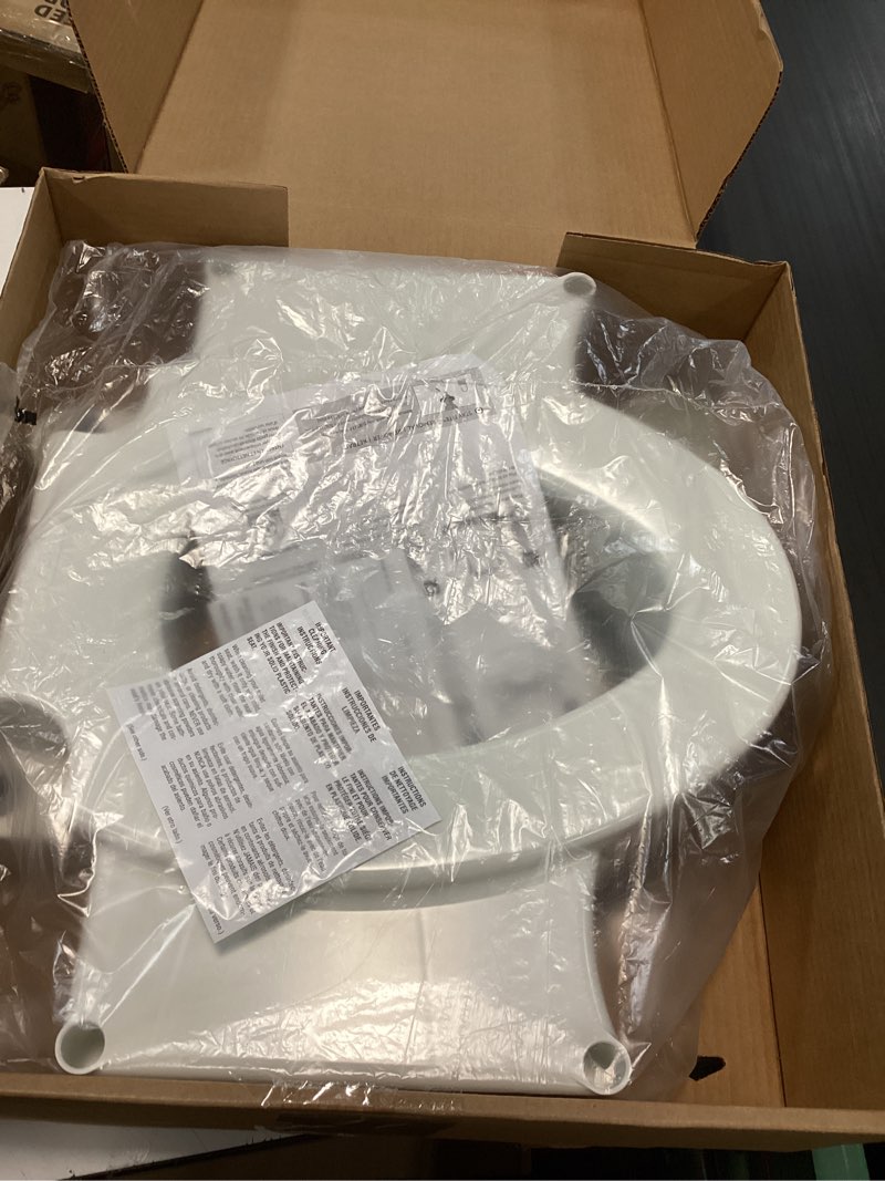 Condition photo showing New/Like New for Bemis Rise 4.5" Raised Toilet Seat with Support Handles, Hinges Never Loosen, Fits Round and Elongated Raised Seat with Handles