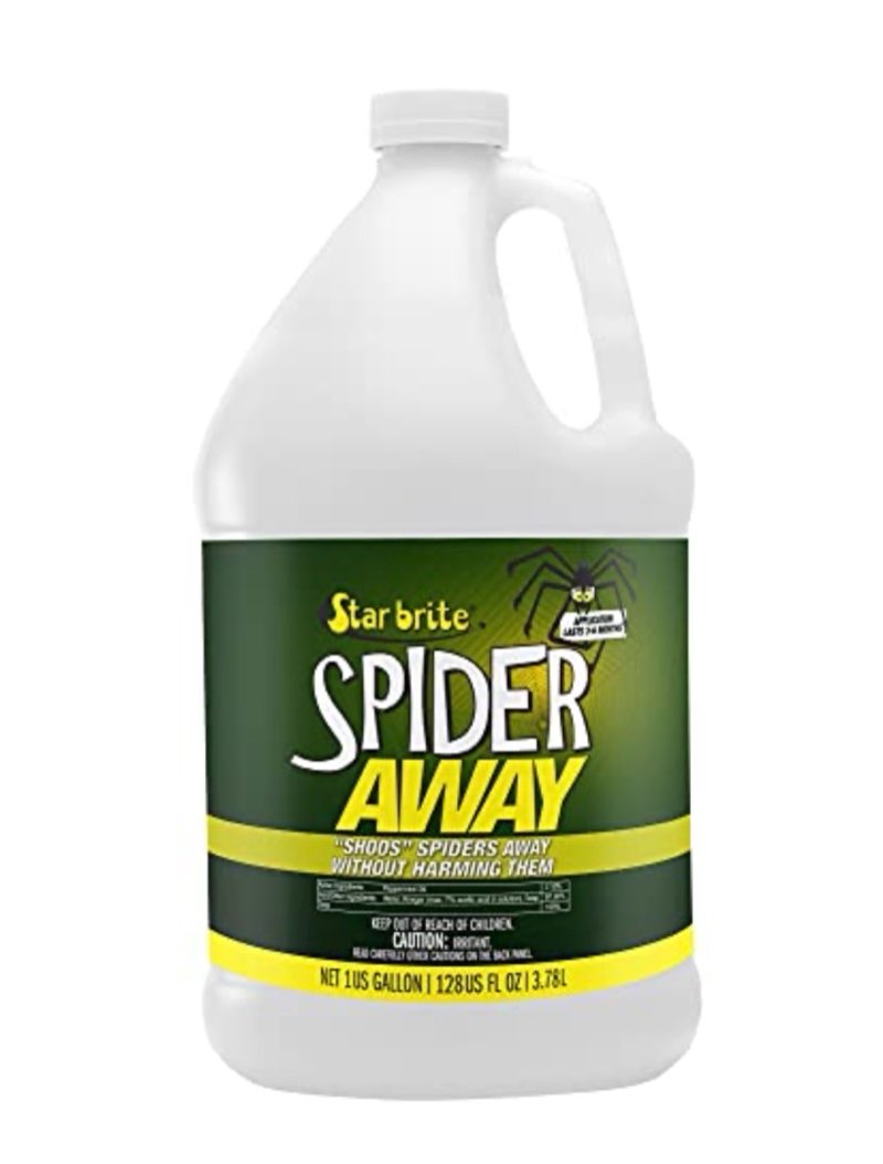 STAR BRITE Spider Away 128 OZ Gallon – Simply Chase Away Pesky Spiders & Keep Them Away - Ideal for Homes, Garages, Docks, Patios, Boathouses & More