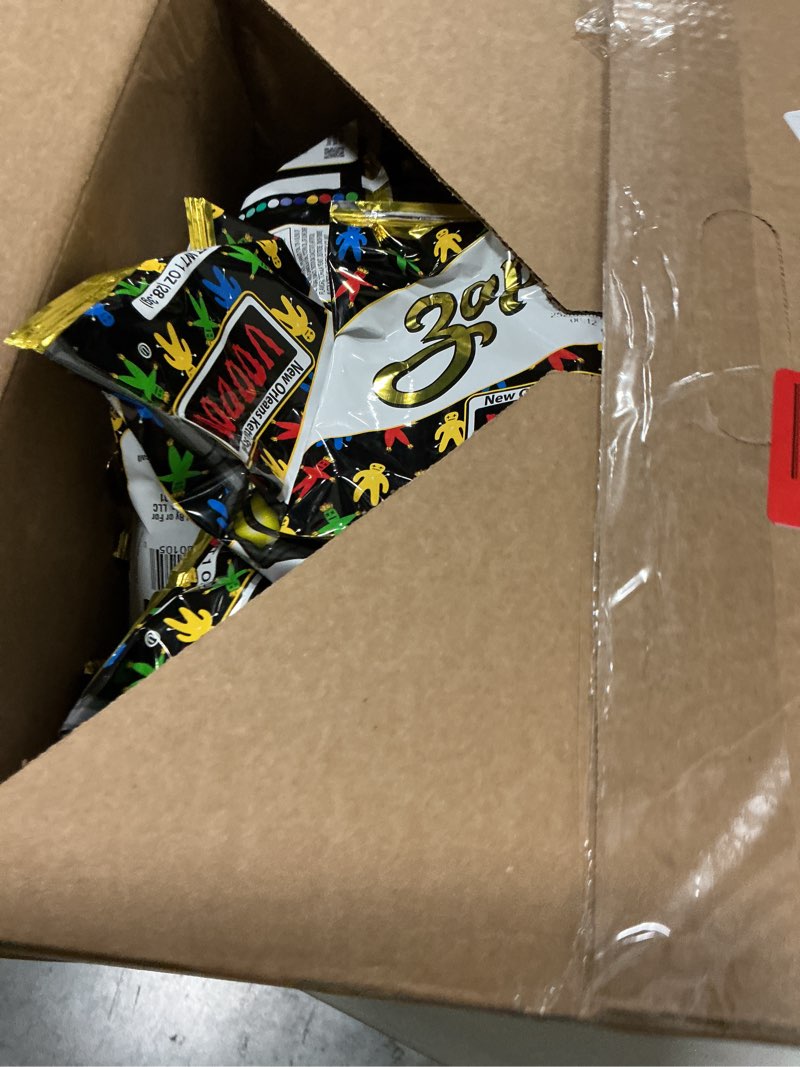 Condition photo showing New/Like New for exp 03/30/26) zapp's new orleans voodoo potato chips, 42 count - crunchy, gluten free snack with salt, vinegar, and smoky bbq flavors voodoo 1 ounce (pack of 42)