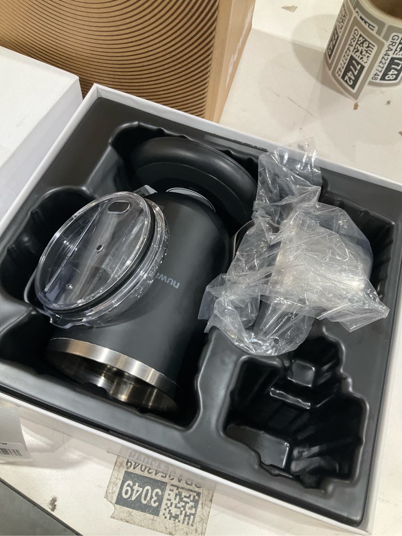 Condition photo showing As Is for Nuwave Smart Heated Coffee Mug Rechargeable, 16oz Self Heating Temperature Control Mug with LED Display, Custom Brew Modes, Double-Wall Vacuum Insulation, 5-Hour Battery Life, Auto Shut-Off