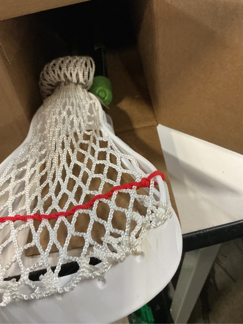 Condition photo showing Good Condition for franklin sports future champs 2 player youth lacrosse sticks + ball set - kids 32" inch beginner backyard practice lax sticks + lightweight soft lacrosse ball - toy kids lax set green and white