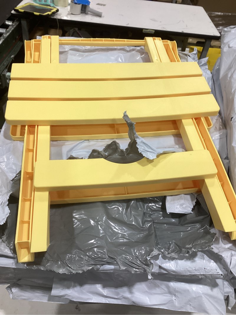 Condition photo showing New/Like New for adams manufacturing 8510-19-3700 quick-fold side table, yellow