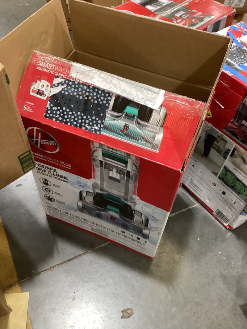 Condition photo showing As Is for Hoover SmartWash+ Automatic Carpet Cleaner Machine for Carpet and Upholstery, Deep Cleaning Carpet Shampooer Machine, Pair with a Hoover Carpet Cleaner Solution for a Bright, Refreshed Home