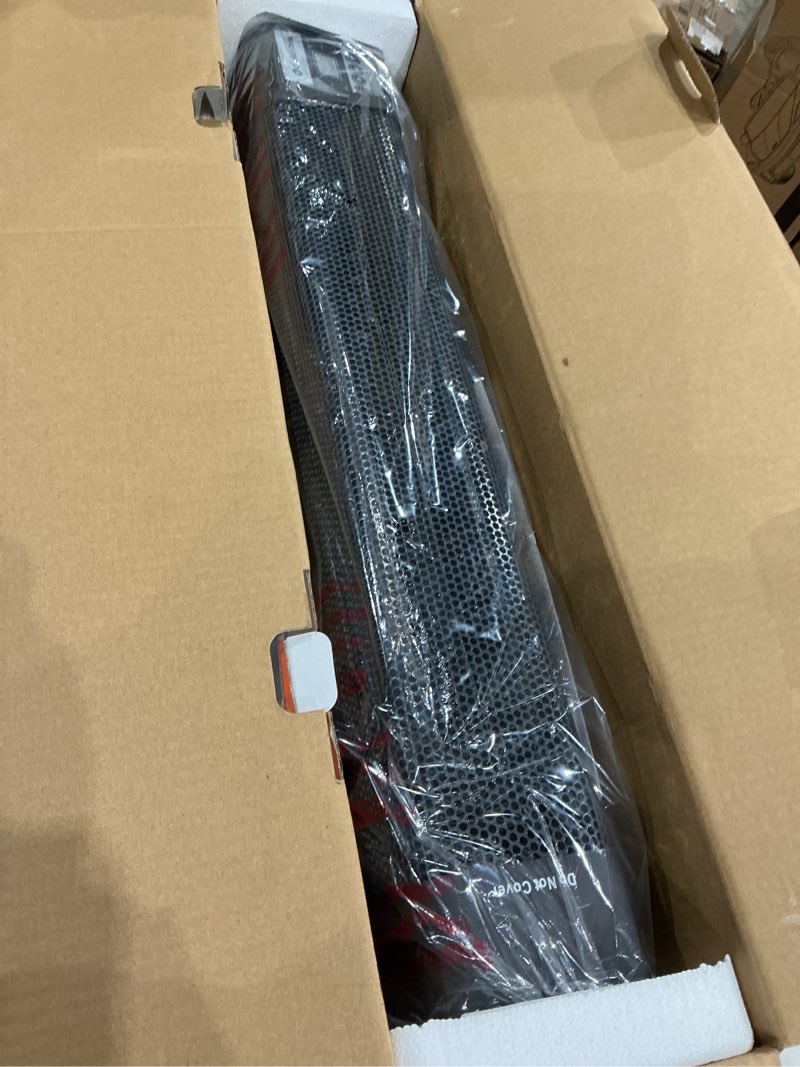 Condition photo showing Good Condition for comfort zone baseboard space heater with digital thermostat  electric  dent-proof end panels  overheat protection  tip-over switch  & stay-cool body  ideal for home  bedroom  & office  1 500w  cz650b