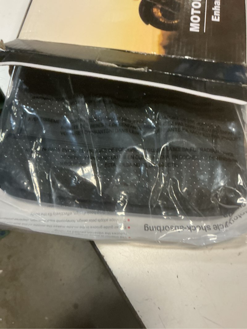 Condition photo showing Good Condition for motorcycle gel seat cushion, 3d honeycomb shock-absorbing, hollow and breathable, hel material is compressive, non-breaking, non-hardening, soft and comfortable (small rectangular style)