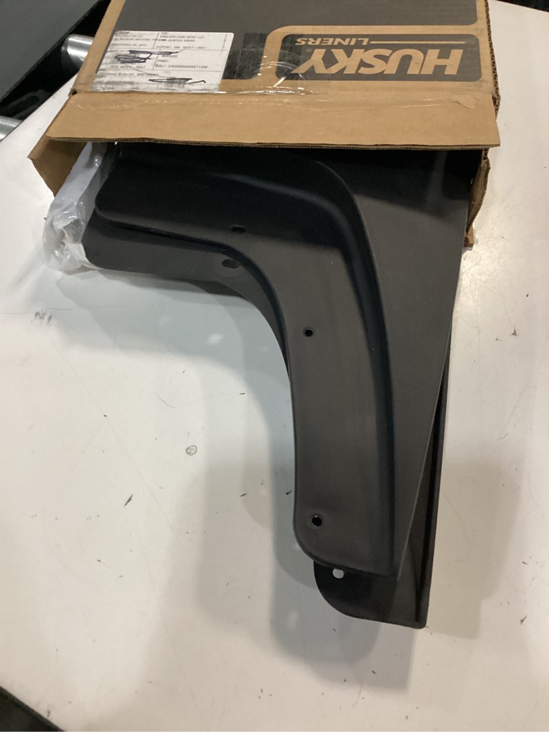 Condition photo showing Good Condition for husky liners mud guards | rear mud guards - black | 57891 | fits 2014-2018 gmc sierra 1500, 2019 gmc sierra 1500 limited, 2015-2019 gmc sierra 2500/3500 hd w/ single rear wheels 2 pcs custom rear mud guards silverado/sierra
