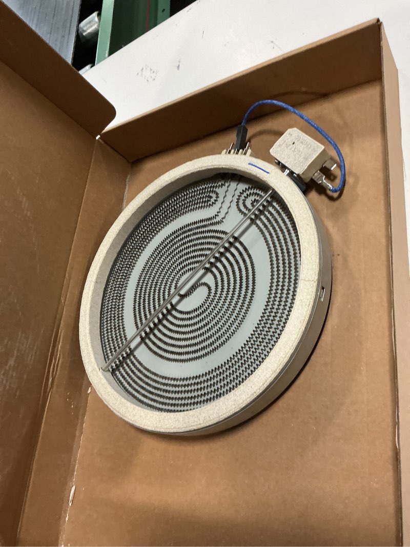 Condition photo showing As Is for ge appliances wb30t10099 range dual radiant surface element, 9-in