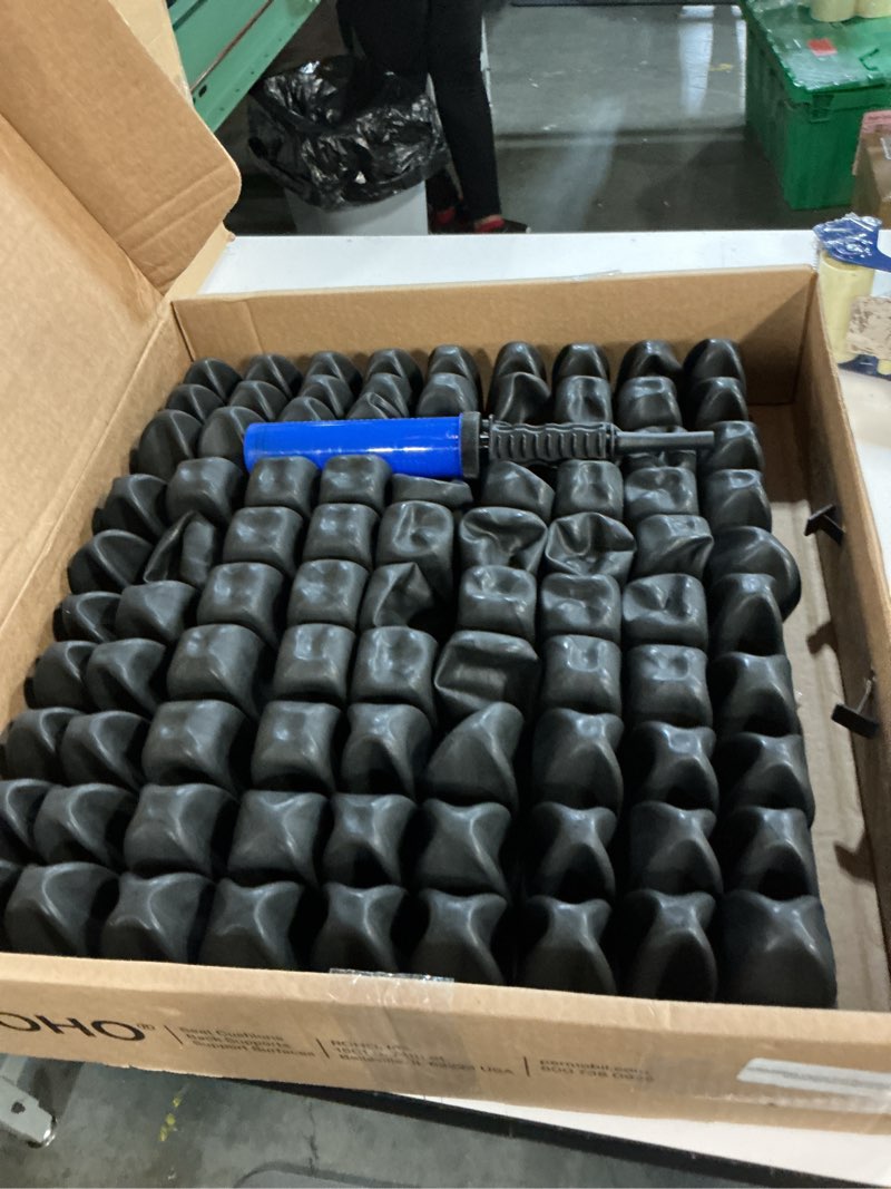 Condition photo showing Good Condition for ROHO Smart Check Wheelchair Cushion, 18" W x 16" D x 3" H, Standard Cover, Sensor-Ready Air Cell Cushion for Pressure Relief & Positioning Support – REF: 1R109M-CA-SR – Sensor not Included.