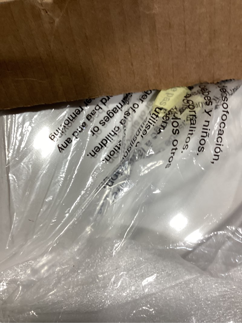 Condition photo showing New/Like New for centoco toilet seat round, lock in place, fast-n-lock mounting, open front with cover, commercial, plastic, made in the usa, 460stsfe-001, white round fast-n-lock mount