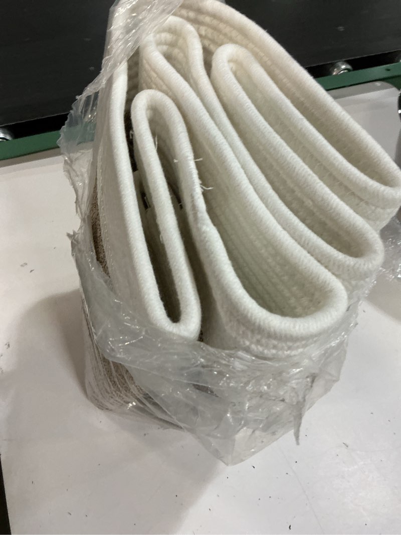 Condition photo showing Good Condition for blanket basket,rectangle woven baskets for storage,65l laundry basket for decorative nursery blanket,toys,dirty clothes and magazine in shelves,baby room,and living room 65l ?brown