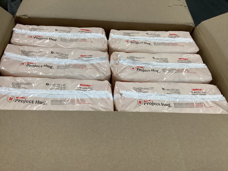 Condition photo showing New/Like New for Huggies Size 4 Diapers, Skin Essentials Baby Diapers, Size 4 (22-37 lbs), 150 Count (6 Packs of 25), Packaging May Vary Size 4 150